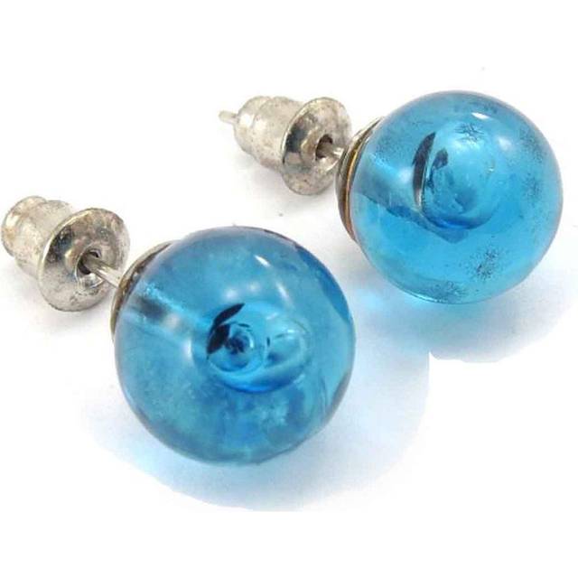 Les Trésors De Lily [J7033] - Blue 'Coloring' earrings blue