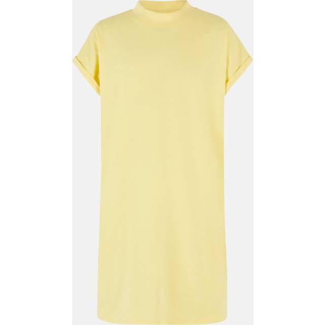 Urban Classics Kids UC Girls Turtle Extended Shoulder Dress Yellow / 146/152 Klänning