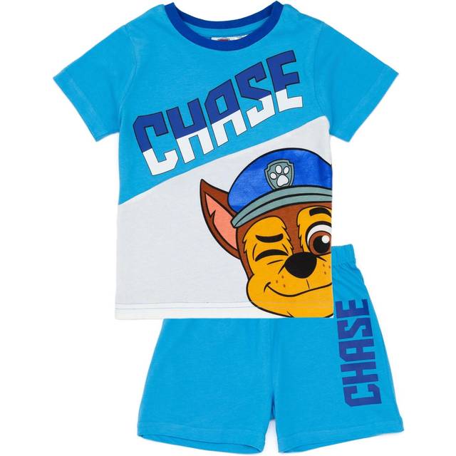 (12-18 Months) Paw Patrol Short Sleeve Short Leg Pyjama Set (Boys Blue)