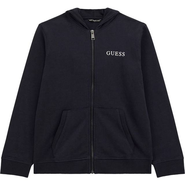 Guess  sweatshirt ZIP UP HOODED ACTIVE TOP  - 14 ans - Marine - 14 ans
