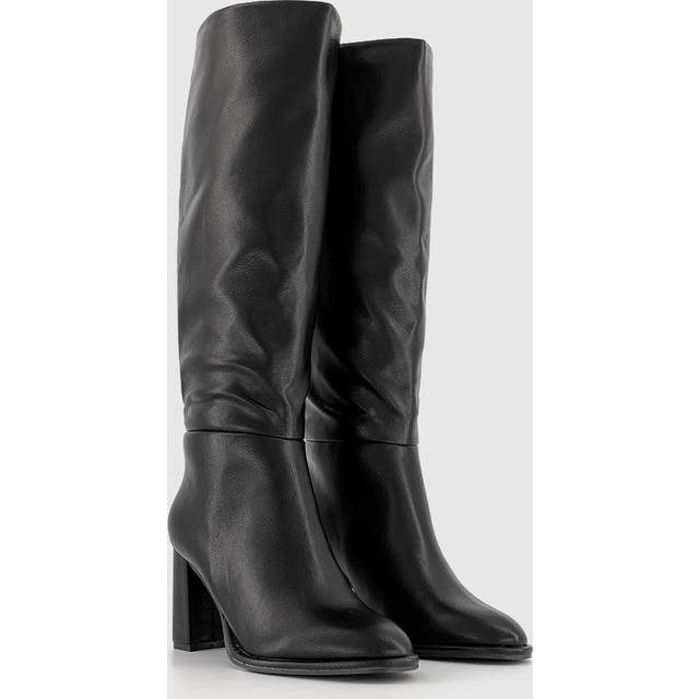 OFFICE Womens Kerry Block Heel Knee Boots Black, 7