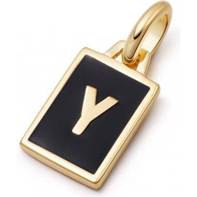 Alphabet Initial 18ct Gold Plated Y Charm P#Y_GP