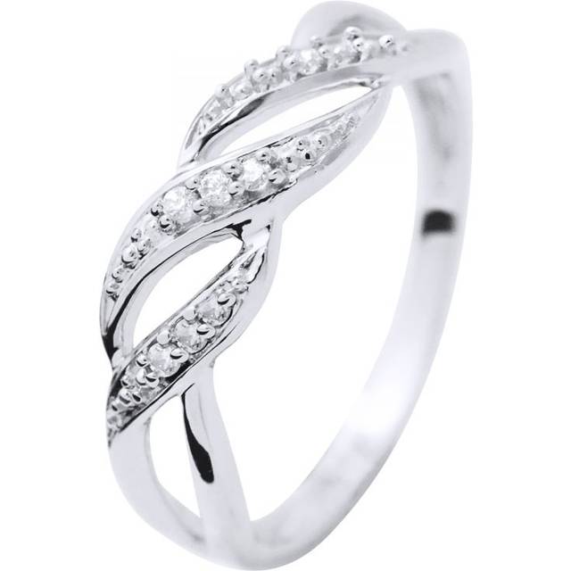 Diadema Womens - Ring - Prestige Jewelery - Diamonds - White Gold - Size L 1/2
