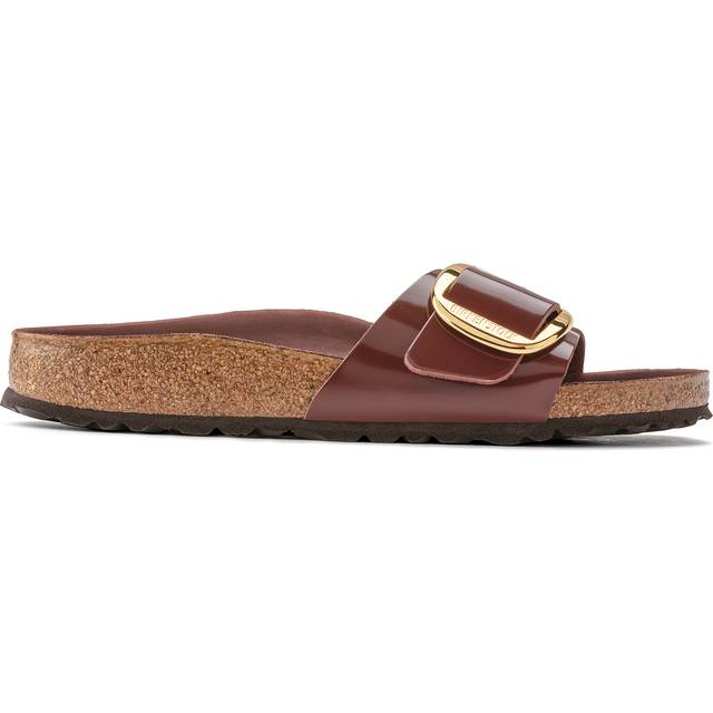 Birkenstock - Sandaler Madrid BB NL High Shine Chocolate Hex - Brun
