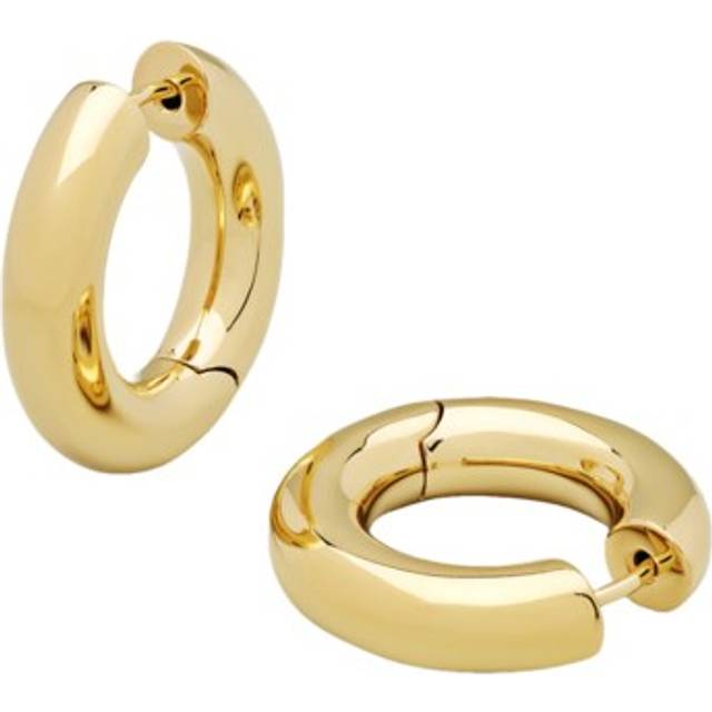 Örhängen chunky hoops medium guld