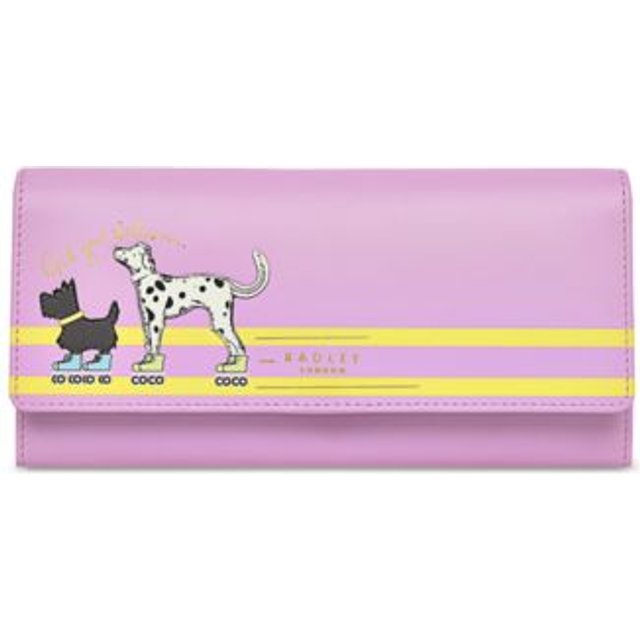 Radley London Women's Leather Womens Leather Get Your Skates On Large Flapover Matinee - Pink Large
