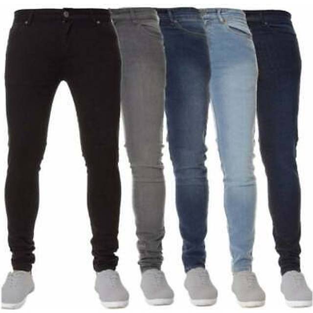 Enzo jeans designer blue branded skinny black stretch waist & sizes