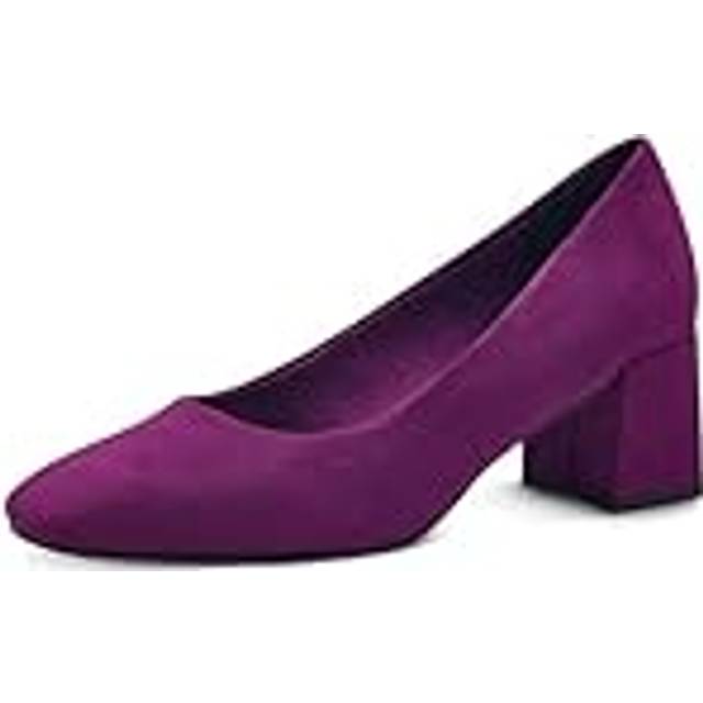 Marco Tozzi - Lila pumps i mockaimitation storlek 41 Klackskor - Grape (41)