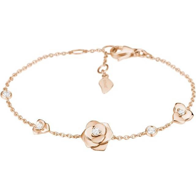 Piaget Rose Gold and Diamond Rose Bracelet - One size