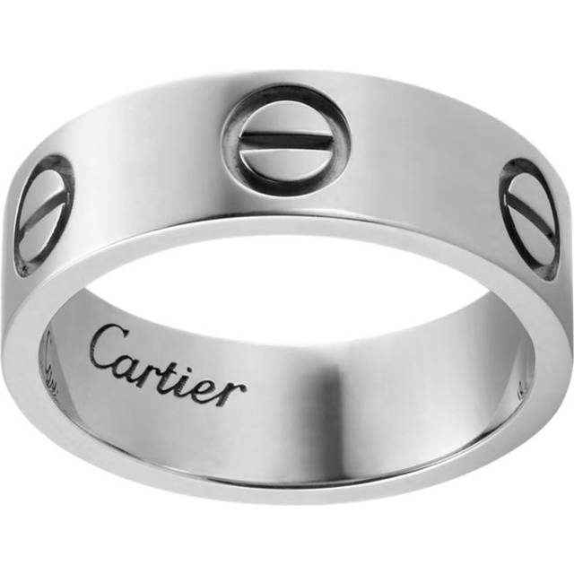 Cartier White Gold Love Ring - 49