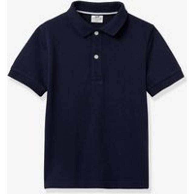 Polo Shirt in Organic Cotton for Boys, by CYRILLUS navy blue