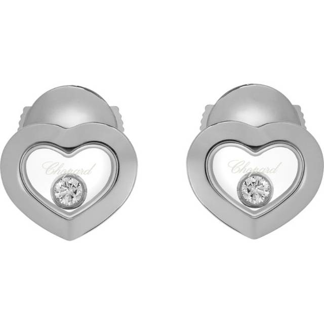 Chopard White Gold and Diamond Happy Diamonds Icons Earrings - One size