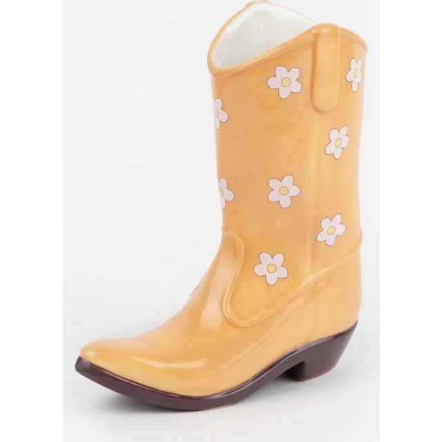 Doiy Rodeo Cowboy Boot Vase