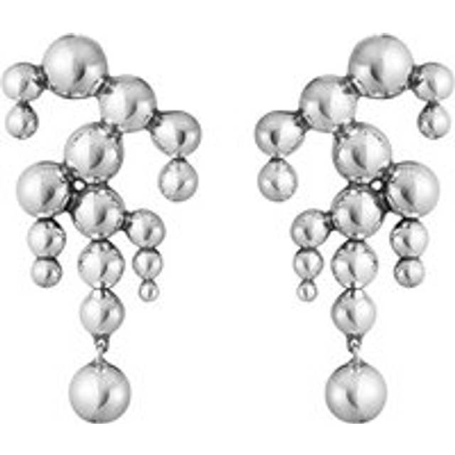 Georg Jensen Moonlight Grapes Sterling Silver Chandelier Earrings Pair