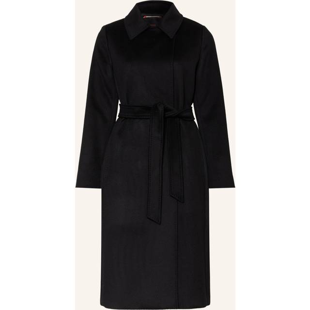 Max Mara 'Bcollag' Robe Coat - Black   - 38 IT