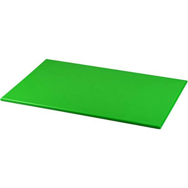 High Density Plastic Chopping Board, Green, 44 x 30 x 1 cm, CB-1218G