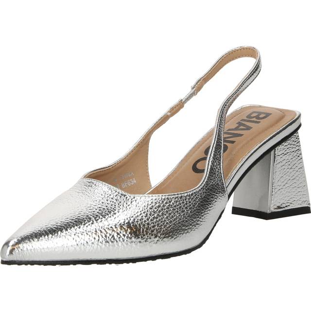 Bianco - Pumps biaMaralyn Slingback Metallic - Silver