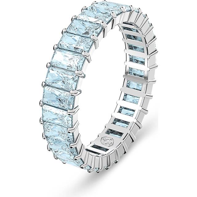 Swarovski Matrix Baguette Color Crystal Band Ring