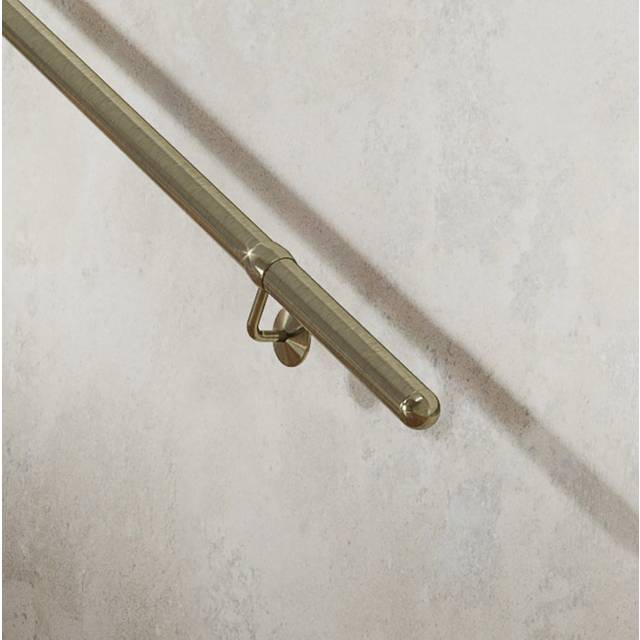 Rothley Antique Brass Indoor Handrail Kit - 3 x 1.2m
