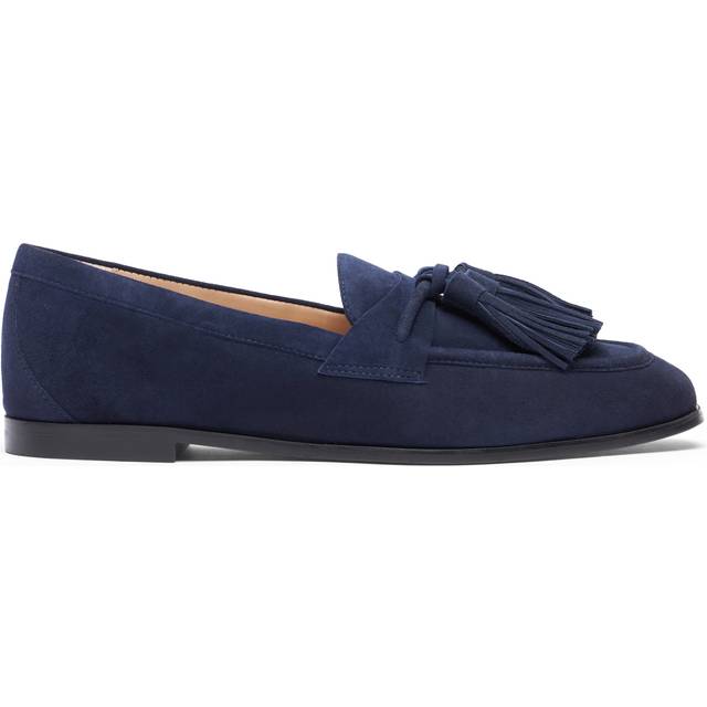 Stuart Weitzman, LINDI TASSEL LOAFER, Last chance, NICE BLUE, SUEDE