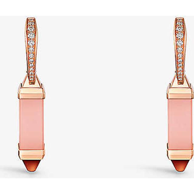 Rose Gold, Diamond and Gemstone Les Berlingots de Cartier Earrings - One size