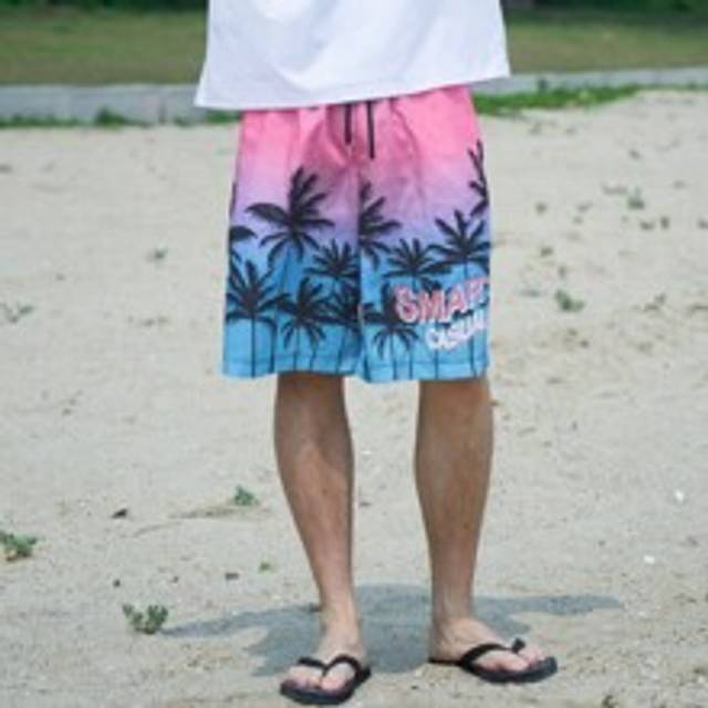 Sommarshorts med blommönster för män perfekta för semesterkläder - Multifärgad (L,M,S,XL)