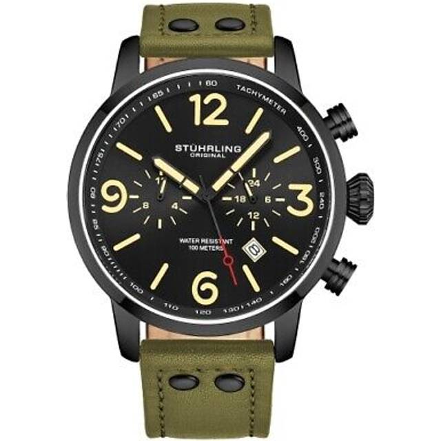 3956 Quartz 45mm Aviator - Green - One Size
