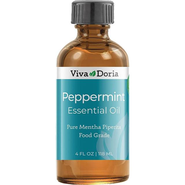 Viva Doria 100% Pure Northwest Peppermint Essential Oil  Undiluted  Food Grade  Steam Distilled  Made in USA  118 mL (4 Fluid Ounce)