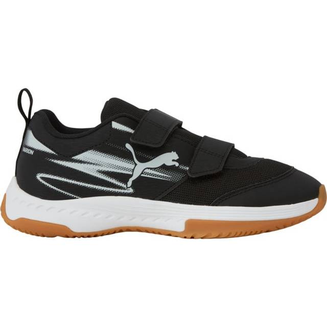 PUMA Unisex barn Varion Ii V Jr inomhus domstol sko, Puma svart cool ljusgrå tuggummi, 32 EU