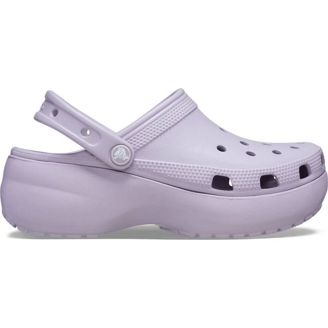 Crocs Womens Platform Clogs Mauve Mist Purple, 6
