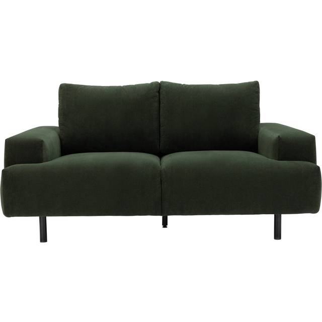 Habitat Julien Fabric 2 Seater Sofa - Dark Green
