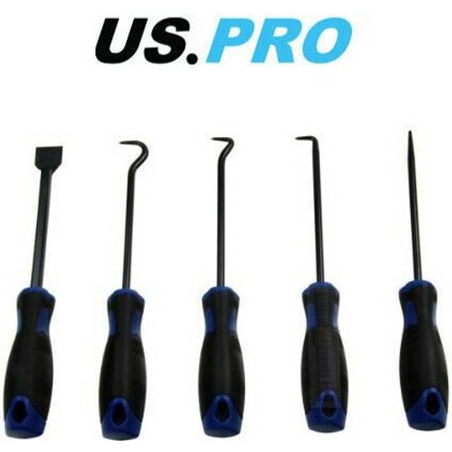 US PRO Tools 5pc Large Heavy Duty 260mm Pick Hook Scraper Set 5042