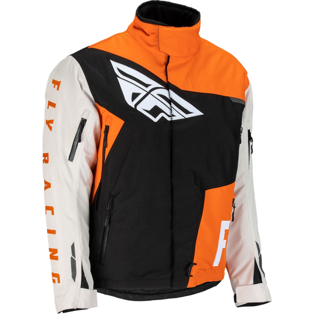 FLY Racing SNX Pro Jacka Orange-Grå-Svart
