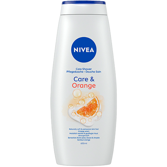 Nivea Care & Orange Shower - 650 ml