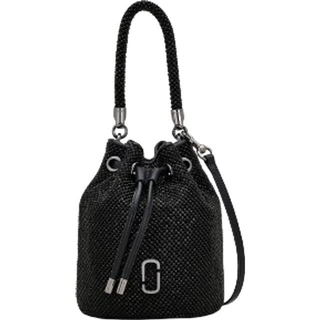 Marc Jacobs Black 'The Rhinestone Mini Bucket' Bag - 001 Black - UNI