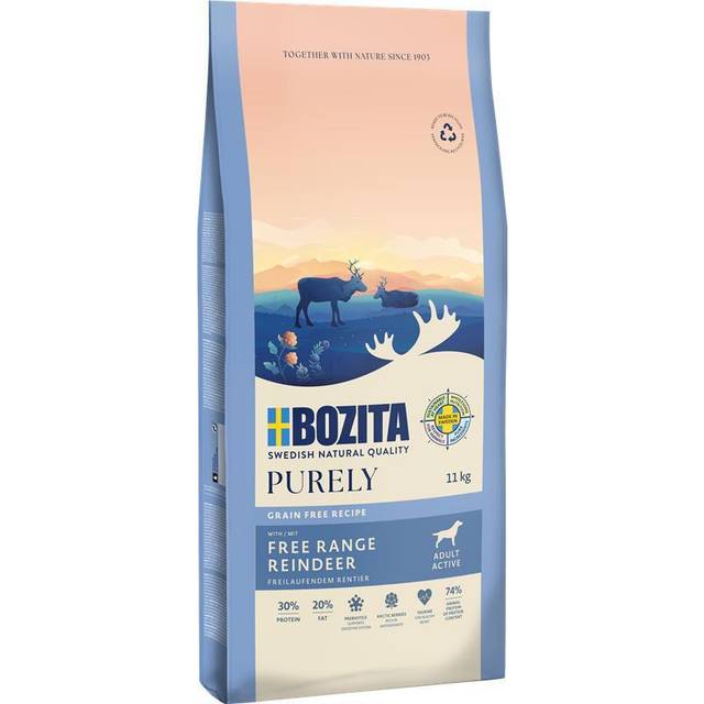 Bozita Dog Purely Adult Active Grain Free Reindeer - 2,5 kg