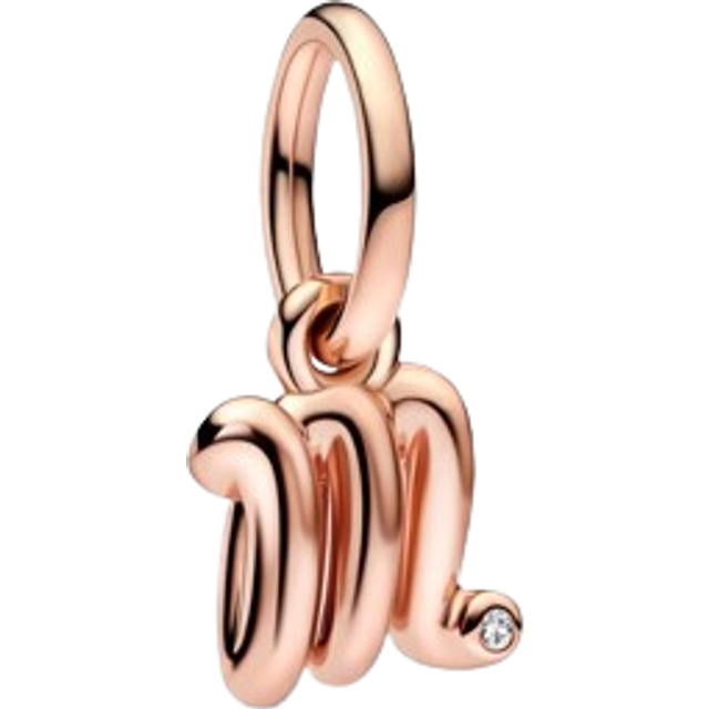 Pandora Moments 14K Rose Gold Plated Cz Dangle Charm