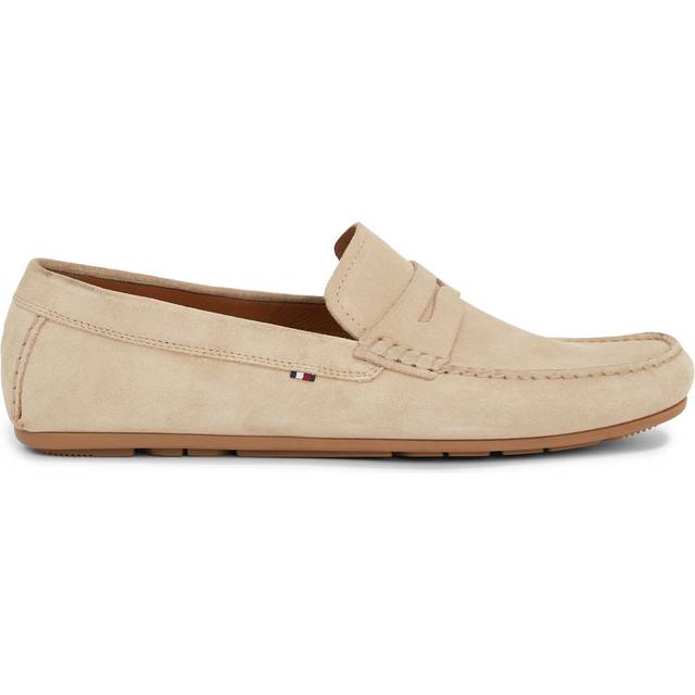 Tommy Hilfiger herr loafers mocka, BEIgE, 40 EU