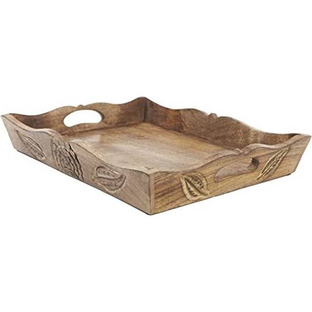 Natural Mango Wood Tea Tray - One Size