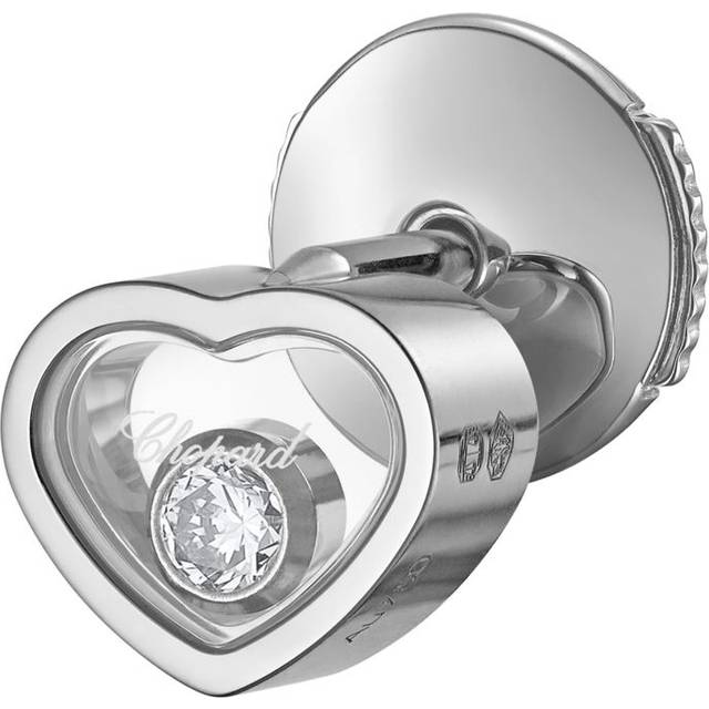 Chopard White Gold and Diamond My Happy Hearts Single Earring - One size