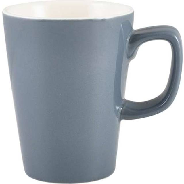 GenWare Matt Grey Porcelain Latte Mug 34cl (1x6)