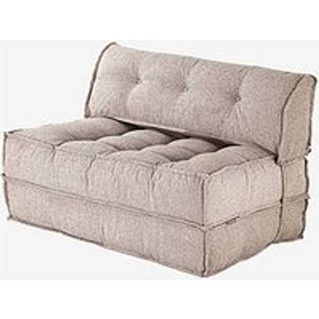 Hanah Home - Bäddsoffa med 2 sittplatser Mason - Brun