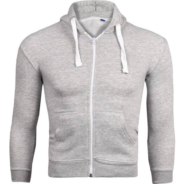 Kids Unisex Plain Zip up Hoodie - No Cord