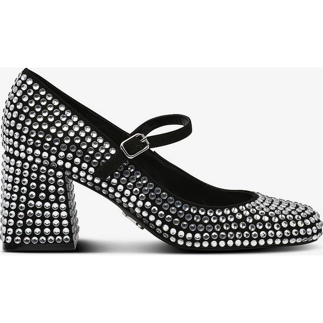 Pep Talk-R Mary Janes with Block Heel - Black - 37 (4)