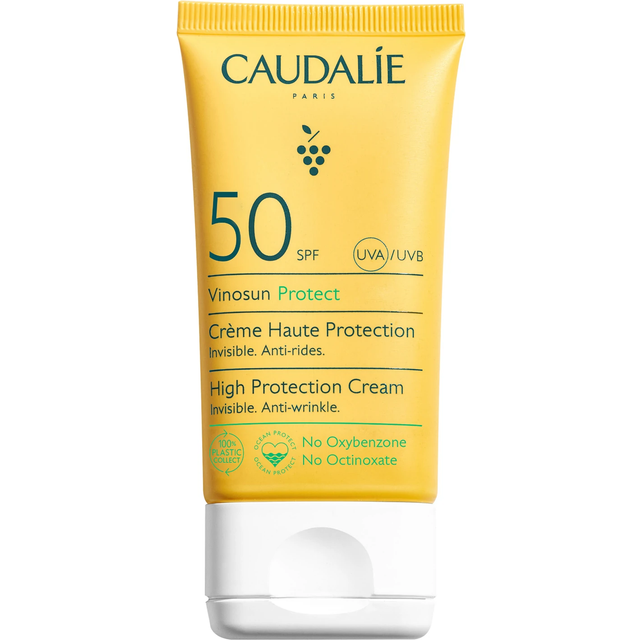 Caudalie Vinosun High Protection Cream SPF50-50ml Invisible Anti-Wrinkle