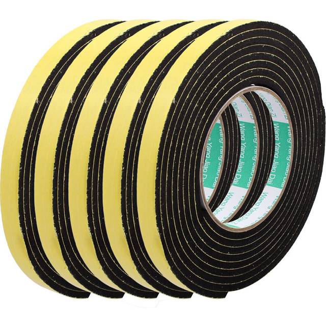5pcs 12mm width 4mm thickness eva single side sponge foam tape 3 meters length