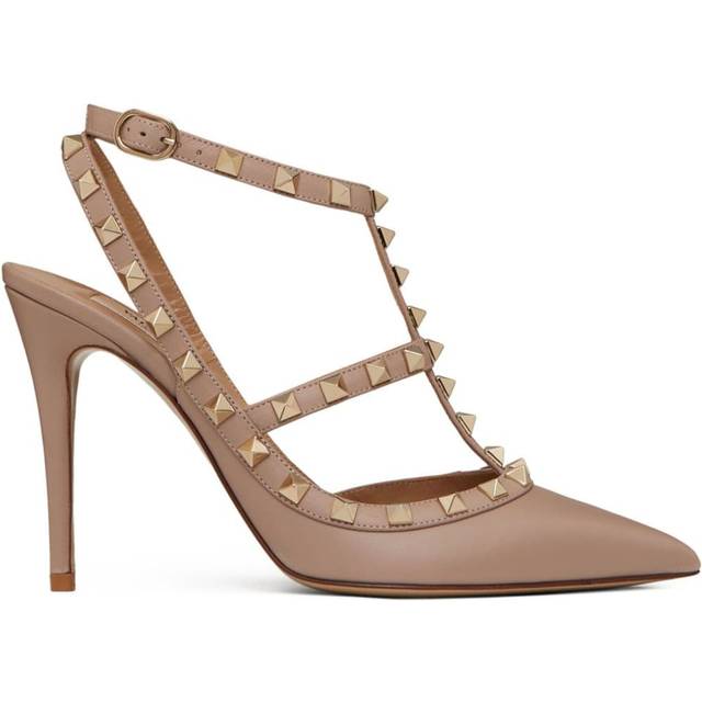 Valentino Rockstud Caged 100 Leather Pump