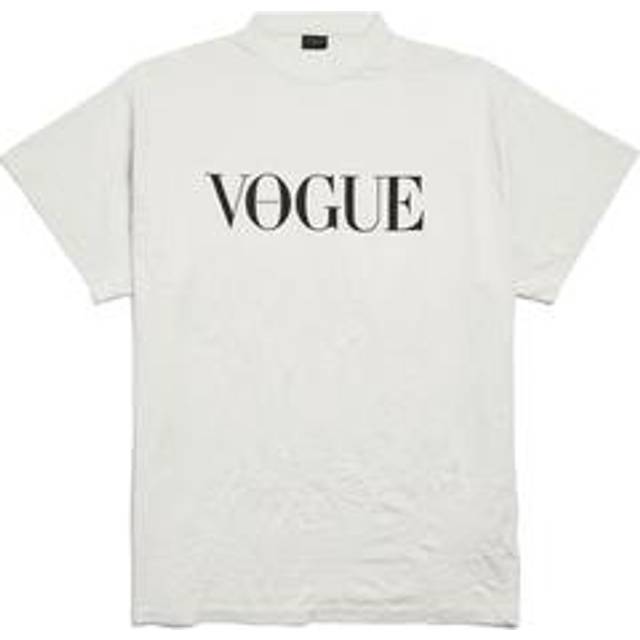 Balenciaga | Vogue T-Shirt Oversized - Black - Unisex - - Main Fabric: 100% Cotton - Trimming: 95% Cotton, 5% Elastane