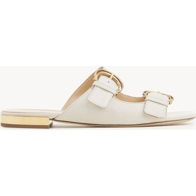 Chloé Off-White Alizè Sandals - 122 Eggshell - IT 37