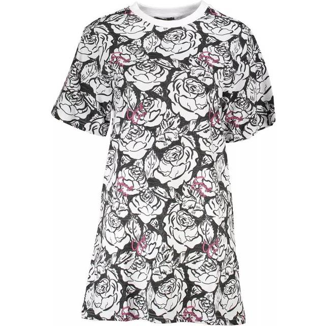 White Cotton Women Dress - S